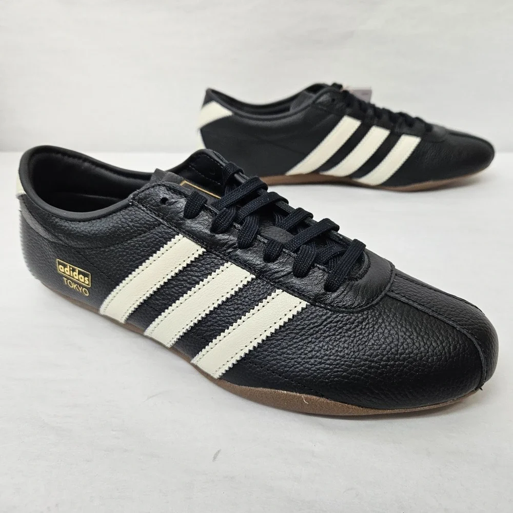 Adidas‎ Tokyo W Lifestyle Sneakers JQ0598 Black White Gum Sole Women's Size 10